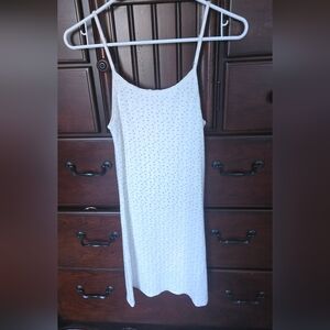 NWOT, POL, Clasic Floral White Spaghetti Strap Nighty, Sz. S